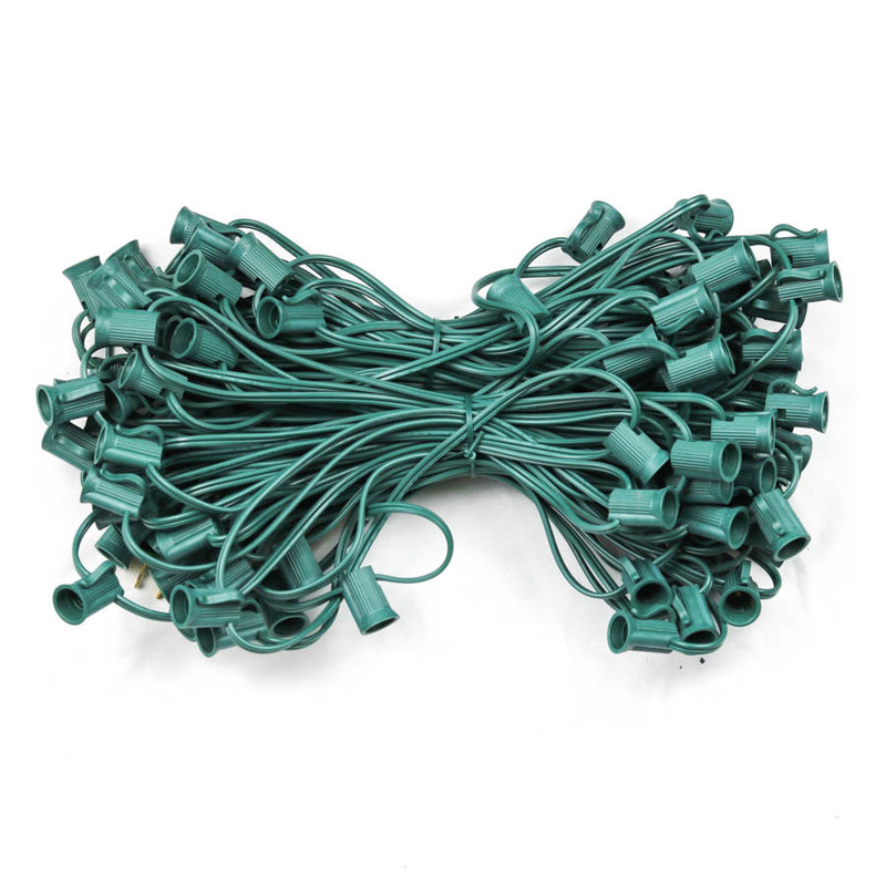 C7 100′ Green Wire Stringer 12″ Spacing