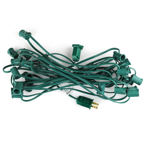 C7 25' Stringer, 12" Spacing, Green Wire