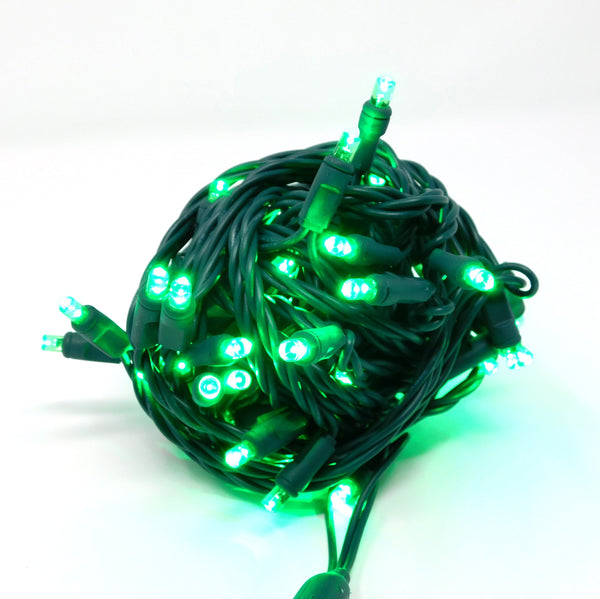 70L 4" Green LED Mini Lights (Ball)