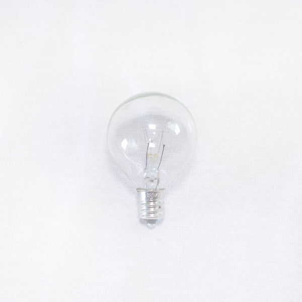 G40 Clear Incandescent Bulbs with E12 Base