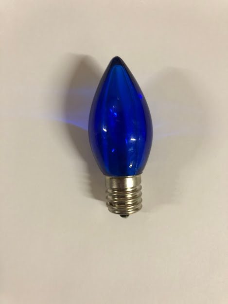 C9 SMD Smooth Blue LED Bulb