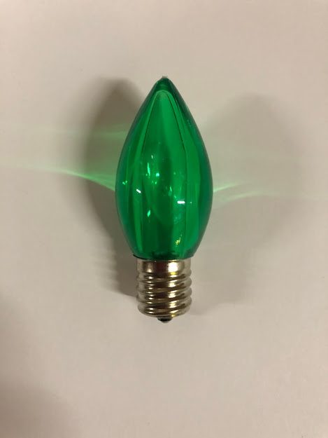 C9 SMD Smooth Green LED Bulb