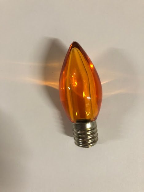 C9 SMD Smooth Orange LED Bulb