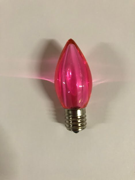 C9 SMD Smooth Pink LED Bulb