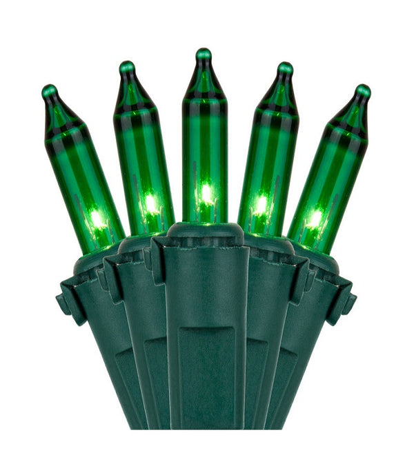 100L Green Mini Lights 6" Spacing