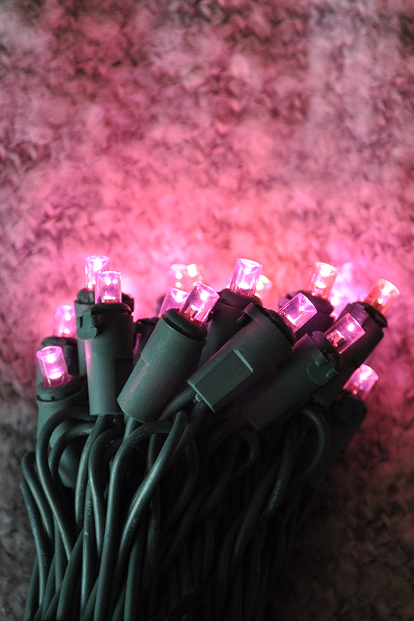 50L Pink Wide Angle LED mini lights with lamp lock