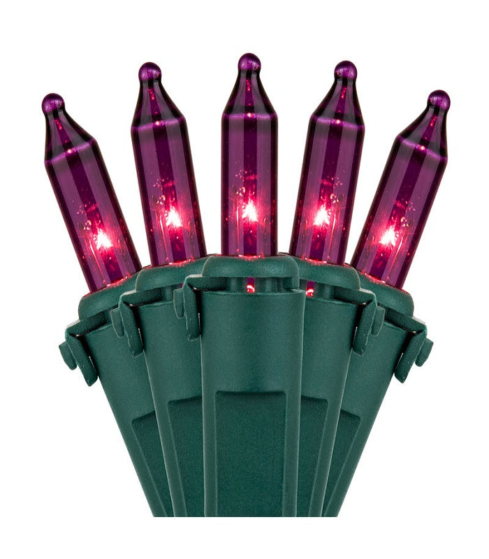 100L Purple Mini Lights 6" Spacing